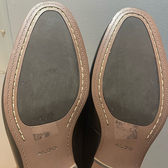 NWT Aldo Loafers shoes with horse-bit detail Black Sz 10.5 - Picture 11 of 15